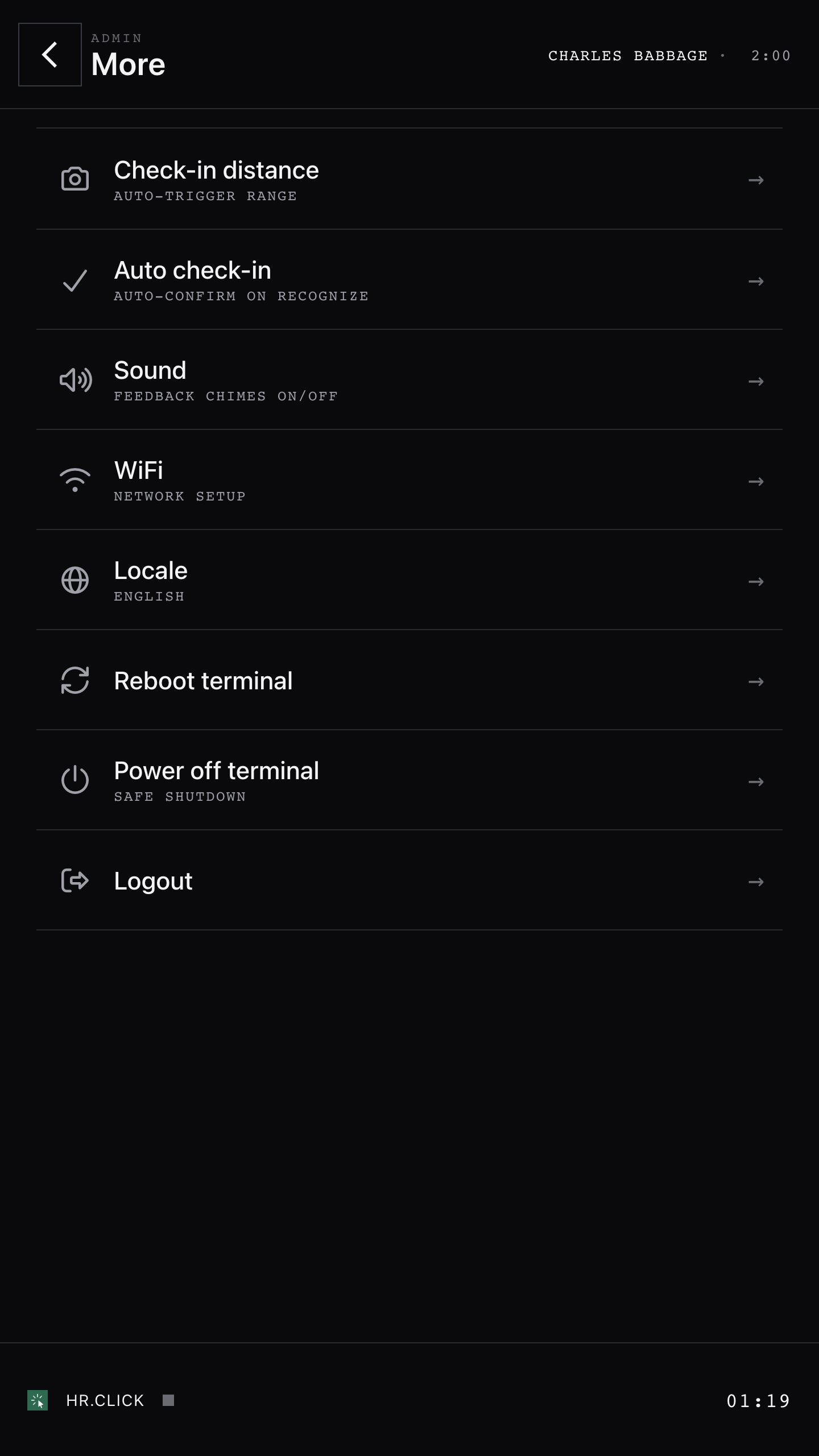 More settings