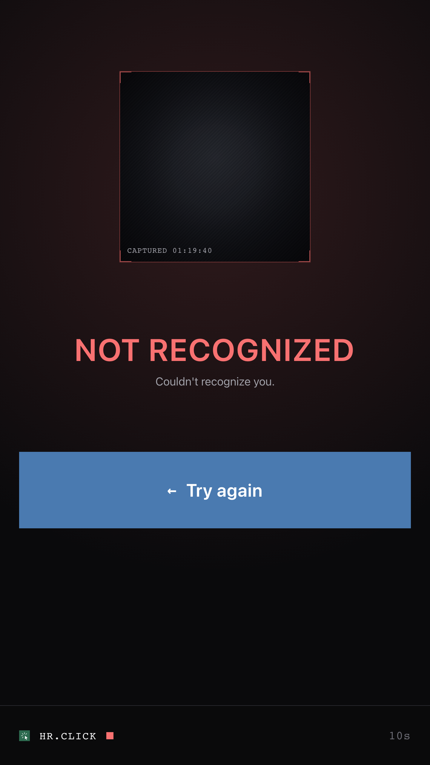 Not recognized
