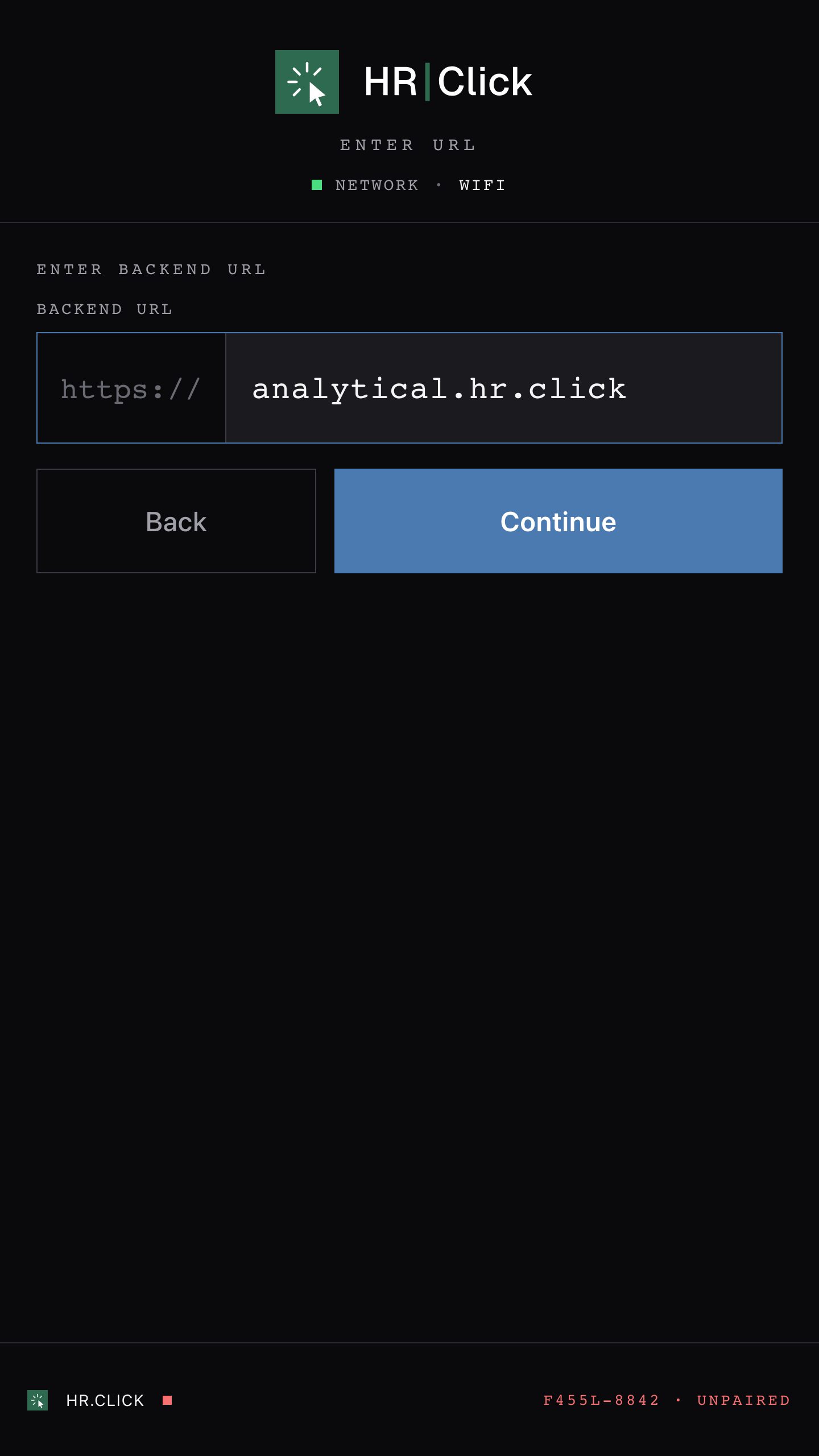 Enter URL