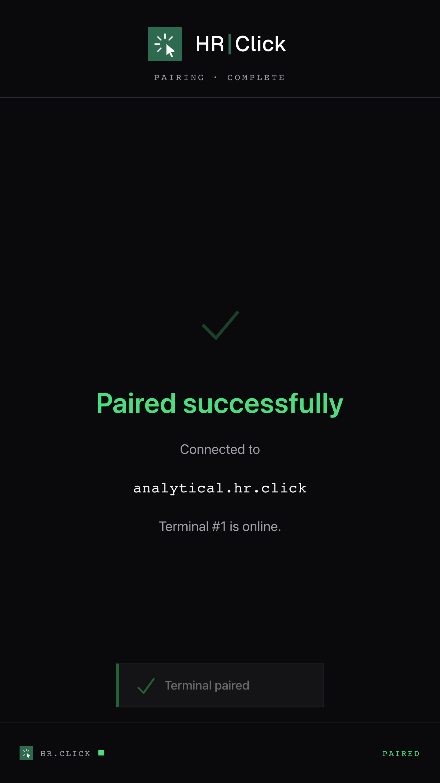 Pairing success
